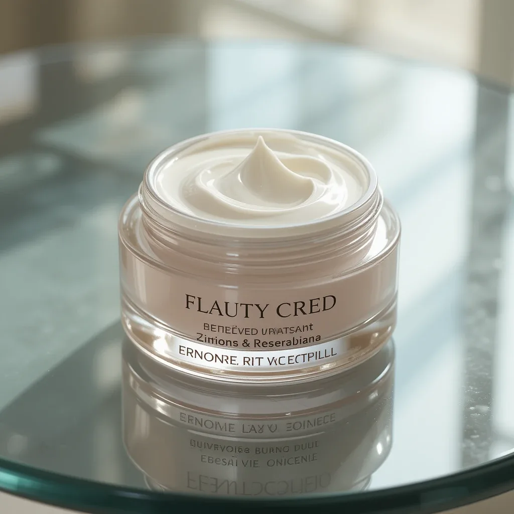 a jar of cream on a glass table . Top 10 Basic Steps for a Daily Skin Care Routine